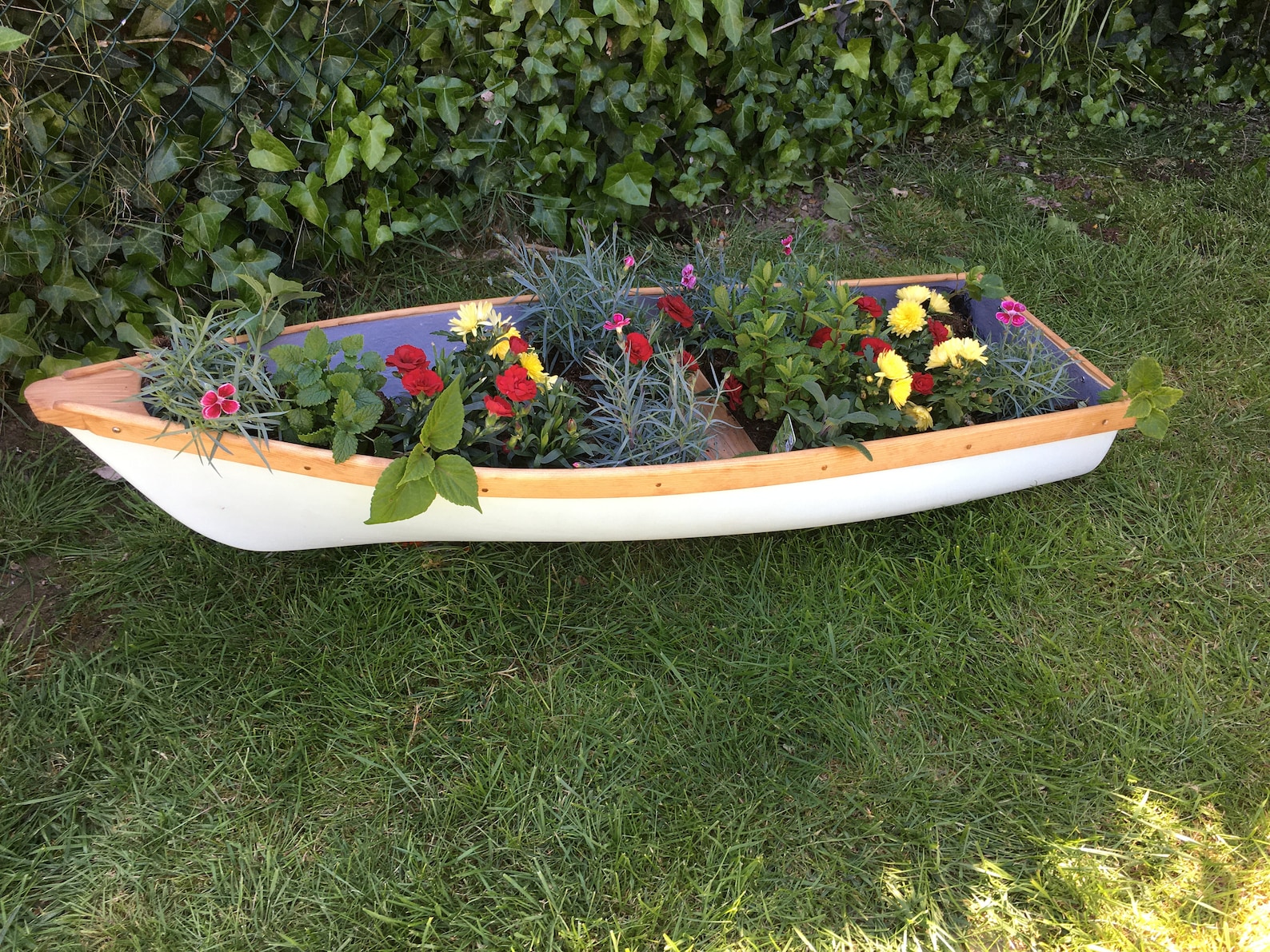 Large Boat Plantergarden Decorplant Potflower Etsy UK