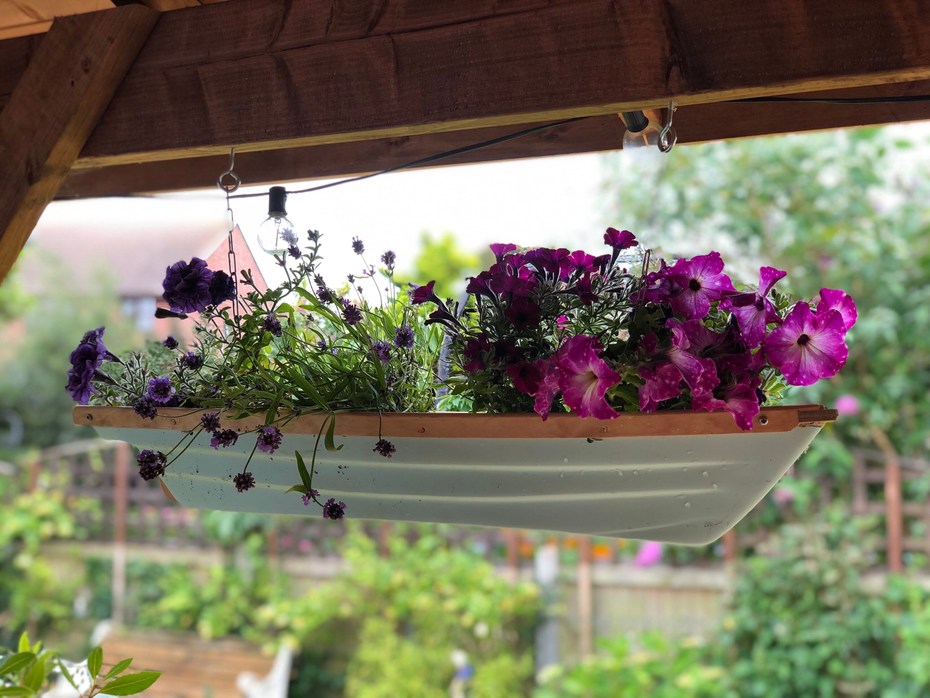 Boat Planter Flower Plantpot Nautical Decorunique Etsy