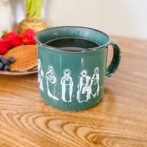 St. Joseph Campfire Coffee Mug Catholic Gift image 2