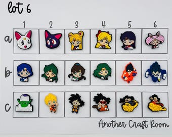 Girl Anime Shoe Charm