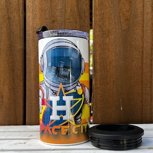 Astros Space City Tumbler/Can Cooler image 1