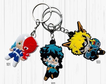 Anime PVC/Rubber Keychain