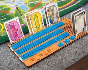 Player Dashboard | Compatible with Ticket To Ride: Rails and Sails