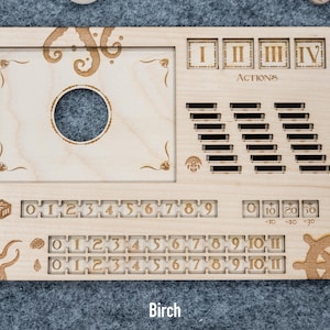 Player Dashboard Compatible with Arkham Horror: The Card Game Birch