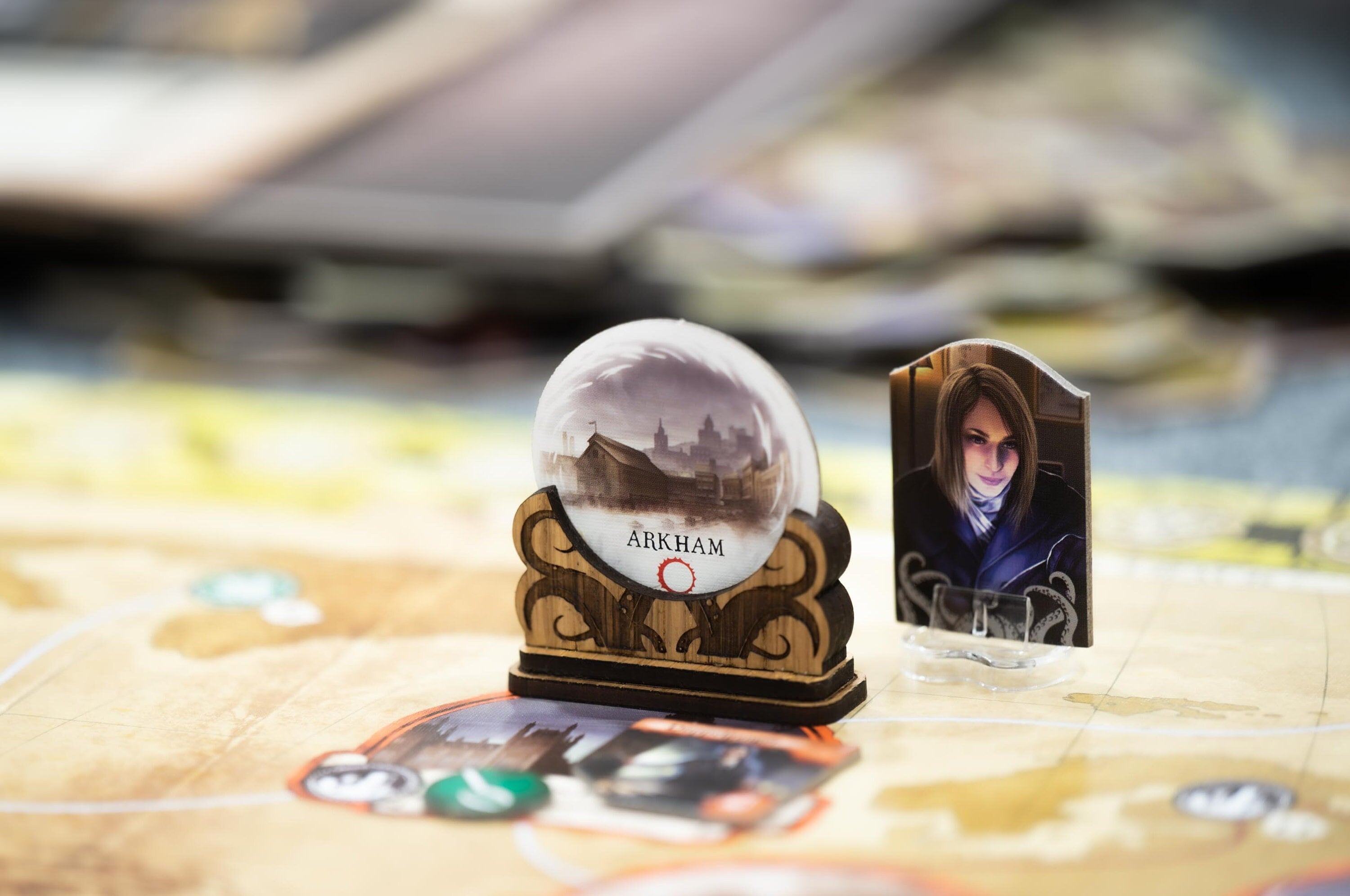 Gate holder compatible with Eldritch Horror