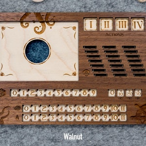 Player Dashboard Compatible with Arkham Horror: The Card Game Walnut