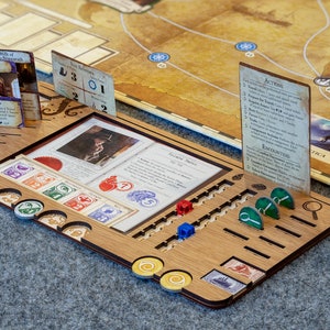 Eldritch Horror Player Dashboard | Packung mit 4-8