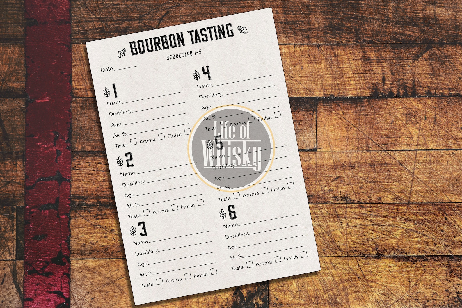 bourbon-tasting-sheet-printable-instant-download-bourbon-etsy