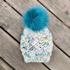 Merino wool handknit hat