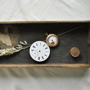 Old Wooden Industrial Slim Workshop Drawer | Storage | Rustic Kitchen Decor