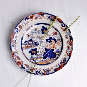 EARLY Minton Amherst Japan Plate | Collectible English Chinoiserie Patterned Porcelain