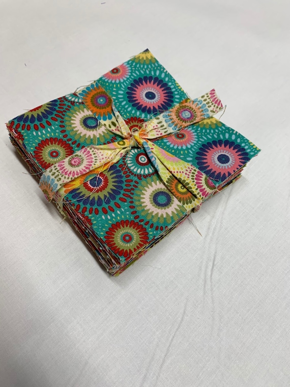 102pc --5" squares . Cowgirl Floral Medallion