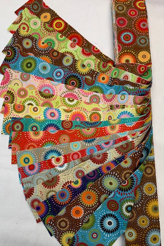 34pc strips Cowgirl Retro Medallion.