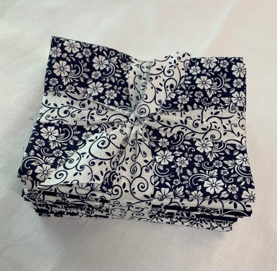 10pc. Cowgirl Navy/White Floral Elegance