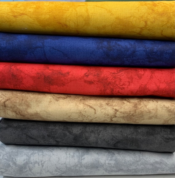 Wide Quilt Backings in Marble pattern-3 yard pre cut piece- many colors to choose from