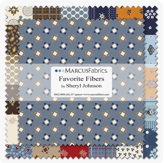 FAVORITE FIBERS by Sheryl Johnson -10" Layer Cake