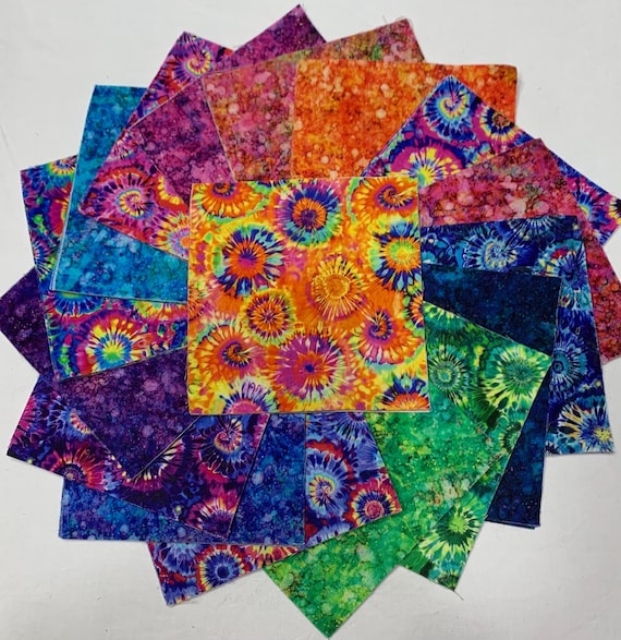 102pc-5" square set Psychedelic Jewels
