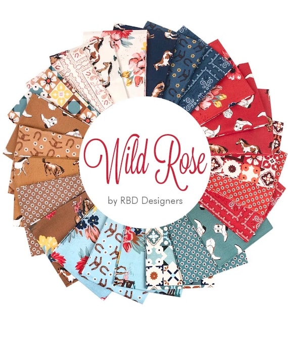 Wild Rose FQ 24pc Bundle from Riley Blake