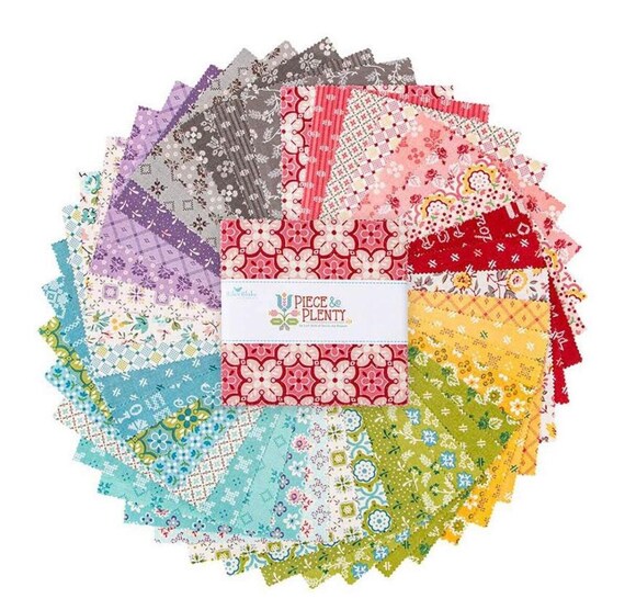 Piece & Plenty 5" charm pack by Lori Holt