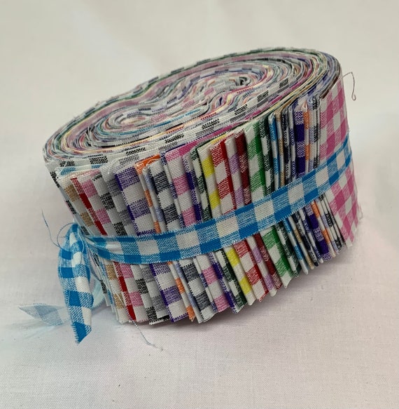 34pc jelly Roll. Cowgirl Gingham Checks