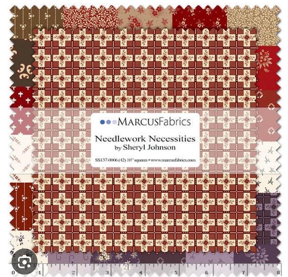 Needlework Necessities 10" layer cake by Sheryl Johnson