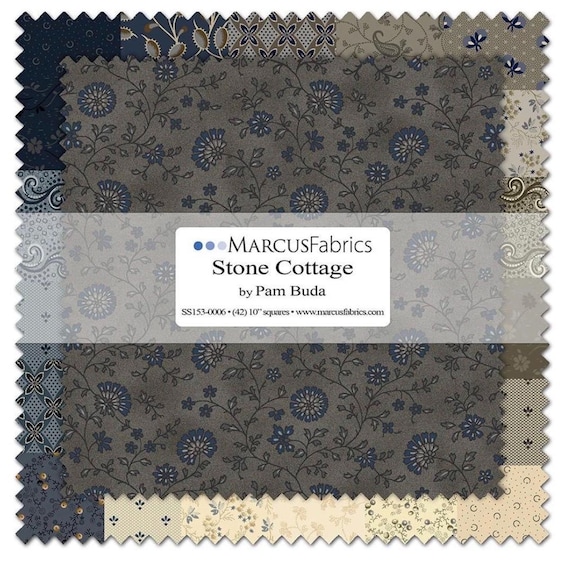 Stone Cottage 10" layer cake by Pam Buda
