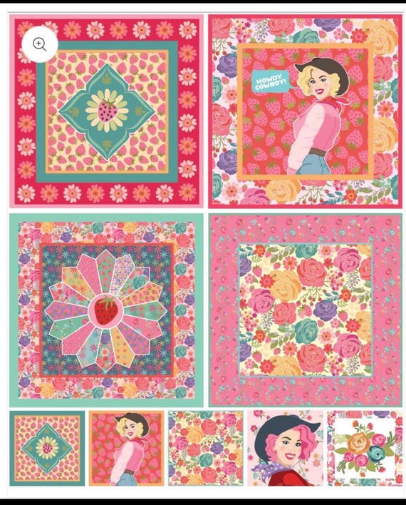 Calico Cowgirls Panel