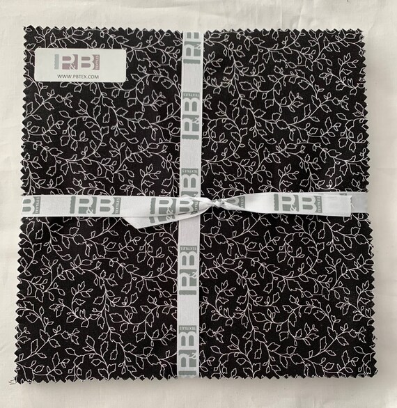 10" squares. "Salt & Pepper" from PB Textiles