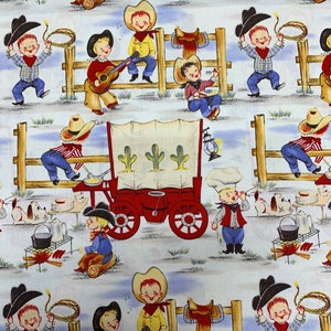 Lil Cowpokes--by the 1/2 yard. Vintage western prints from Michael Miller