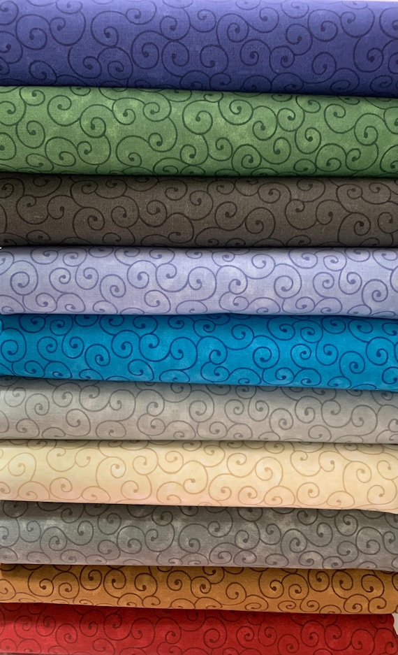 Wide Quilt Back in Swirls pattern. 3y by 3y precut piece
