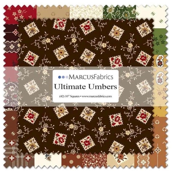 Ultimate Umbers 10" layer cake by Marcus fabrics