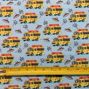 Fabric by the Yard. Taco Truck!