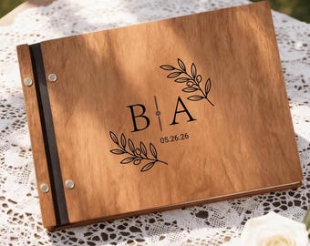 Custom Wedding Guest Book,  Instant Photo Booth Album for Wedding