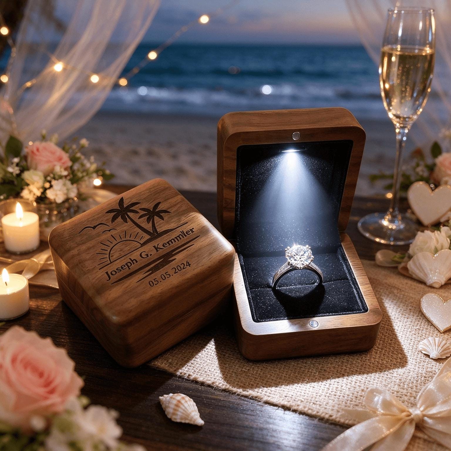 Engagement ring box - Etsy 日本