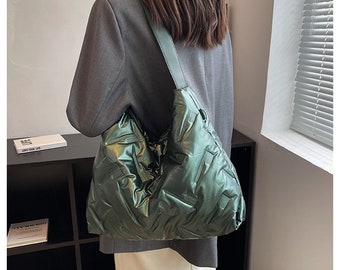 Puffer Tote Bag for Women