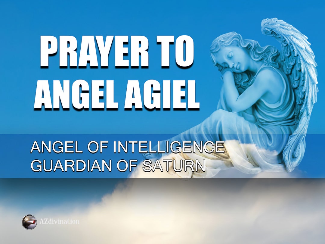 Prayer to Angel Agiel Guardian of Intelligence and Wisdom Etsy