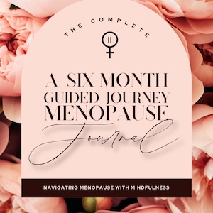 Menopause Journal, Midlife women’s journal, Women’s wellness diary, Menopause symptom tracker, Self-care journal for women