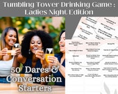 Ladies Night Adult Stacking Game | Adult Drinking Game | Tumbling Tower Game For Adults | Dares For Adults