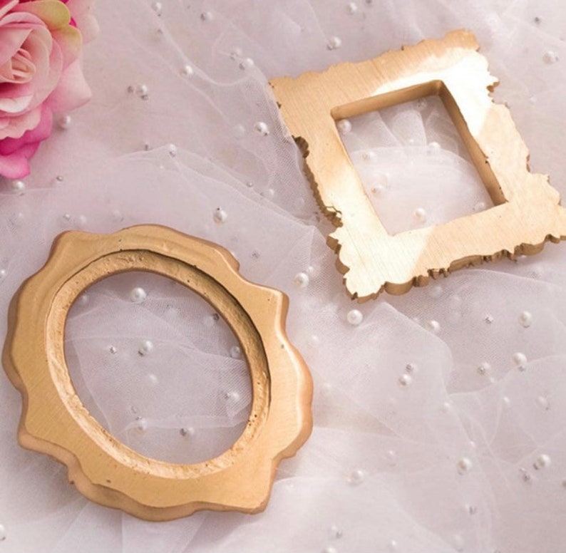 4pc Small Vintage Style Picture Frames gold Etsy