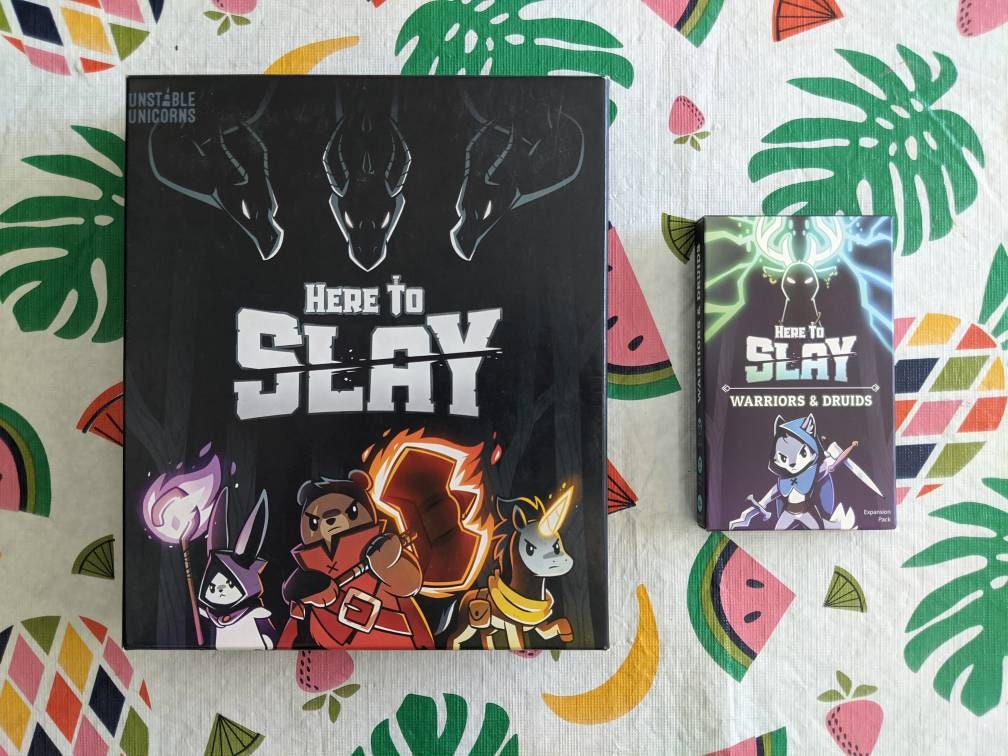 Here to Slay Sleeved & Standard Card Organizer Insert for Store-bought  Version Great for Fans of Unstable Unicorns 