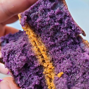 Ube brownie bar