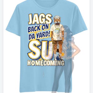 Back on da yard Southern University Homecoming t-Shirt/SU homecoming