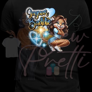 Custom Southern University A & M College T Shirt/Jaguar Baddie