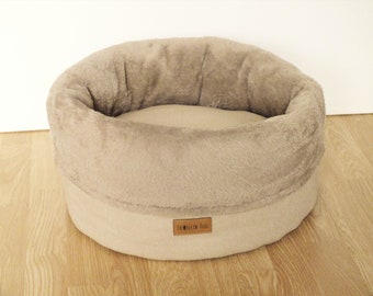 Hundebett / Katzenbett 'Struktur 'Kuschelfleece