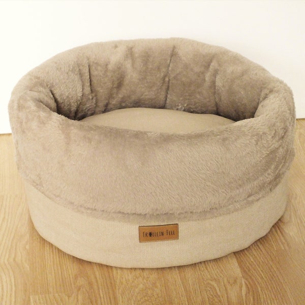 Hundebett / Katzenbett 'Struktur 'Kuschelfleece