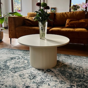 Round Coffee Table - Etsy
