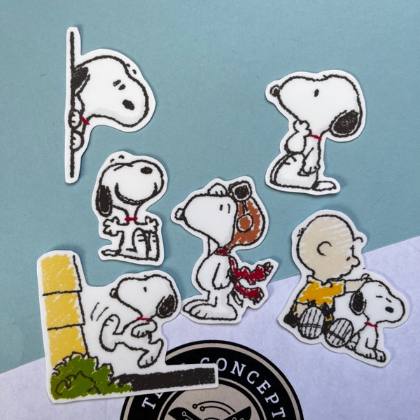 Snoop Sticker, Black White Dog Sticker, Charlie Sticker, Beagle Sticker, Cartoon Dog Sticker, Dog Laptop Sticker, Peanut Dog Sticker