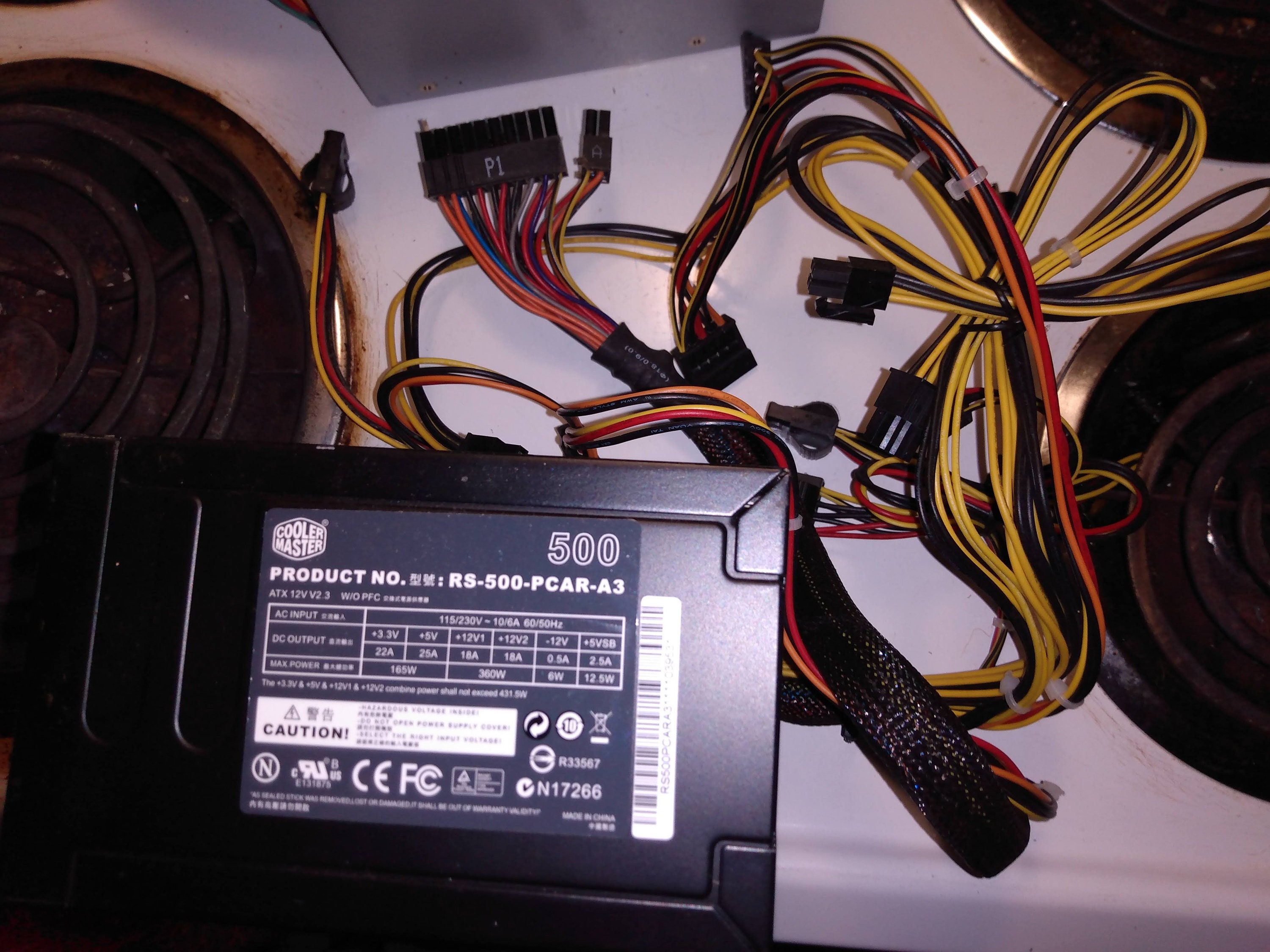 Dynex 500 Watt Computer Tower Power Supply Like Brand New Etsy