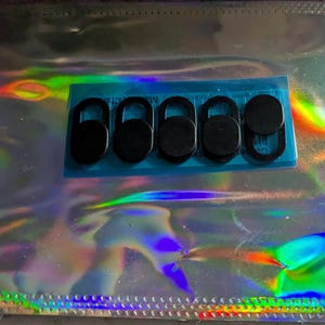 Skjutbara fodral för webbkamera för telefon, iPhone, surfplatta, bärbar dator. Set om 5