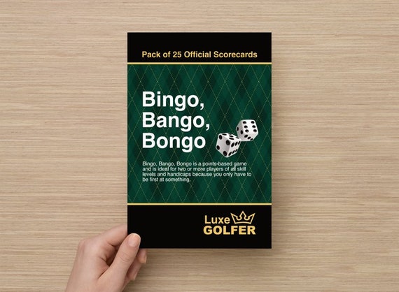 Bingo Bango Bongo 25 Scorecards Pack | Etsy